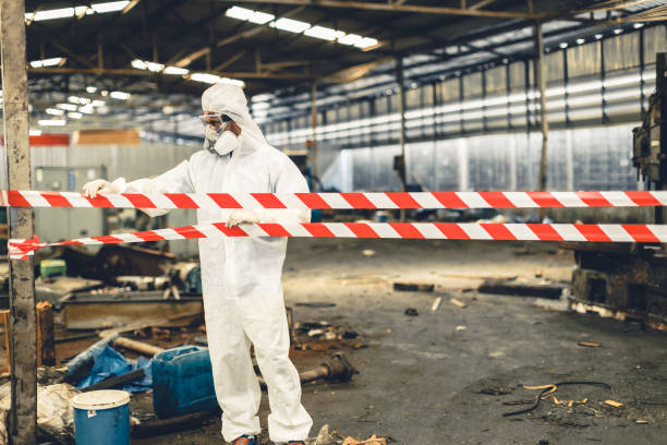 Professional Biohazard technician working in Fortville, IN